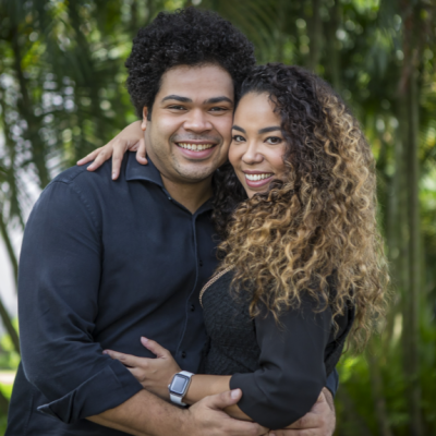 Robson Nunes e Micheli Machado